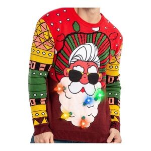 Joyin Large Festive Santa Crewneck Sweater